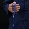 مسبحة أكريليك مخططة 99 حبة 7 مم — A113-99C2-5 — أزرق بنفسجي — Blue-1