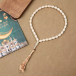 مسبحة أكريليك من 33 خرزة بيضاوية 10×13 مم بشرابة خيط – E3-33E1-2 — صورة المنتج 8