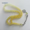 مسبحة راتنج 51 حبة 10 مم بدرجات لونية ناعمة — SA3-51G1-7 — أصفر فاتح — Yellow