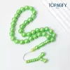 مسبحة أكريليك بلؤلؤ مقلّد 33 حبة 12 مم — A19-33 — أخضر — Green