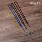 مسبحة بخيارات متعددة وسلاسل طرفية فضية اللون – H42-45F-2-1 — صورة المنتج 1